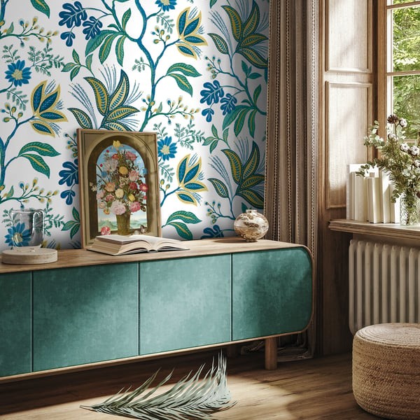 TJ41112 - Mulberry Tree Kew Multi-Coloured Galerie Wallpaper gallery