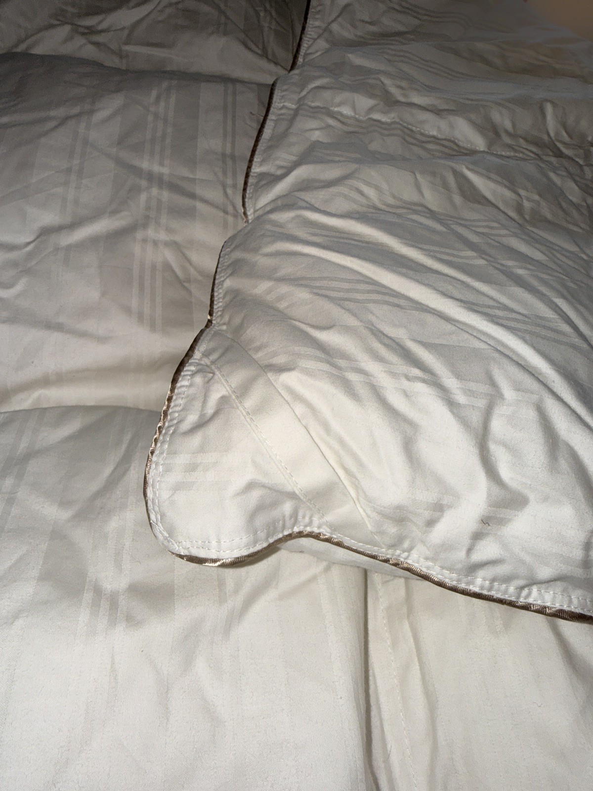 Fieldcrest Twin Duck Down Comforter White Cotton NEW Lightweight All Season gallery