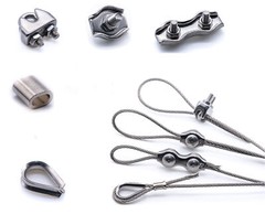 Wire Rope Clamp Thimble Simplex Duplex 1mm 2mm 3mm-10mm 304 A2 Stainless Steel