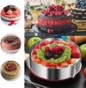 Adjustable Cake Ring Mold 6.25" to 12" – Stainless Steel Bakeware for Layering gallery