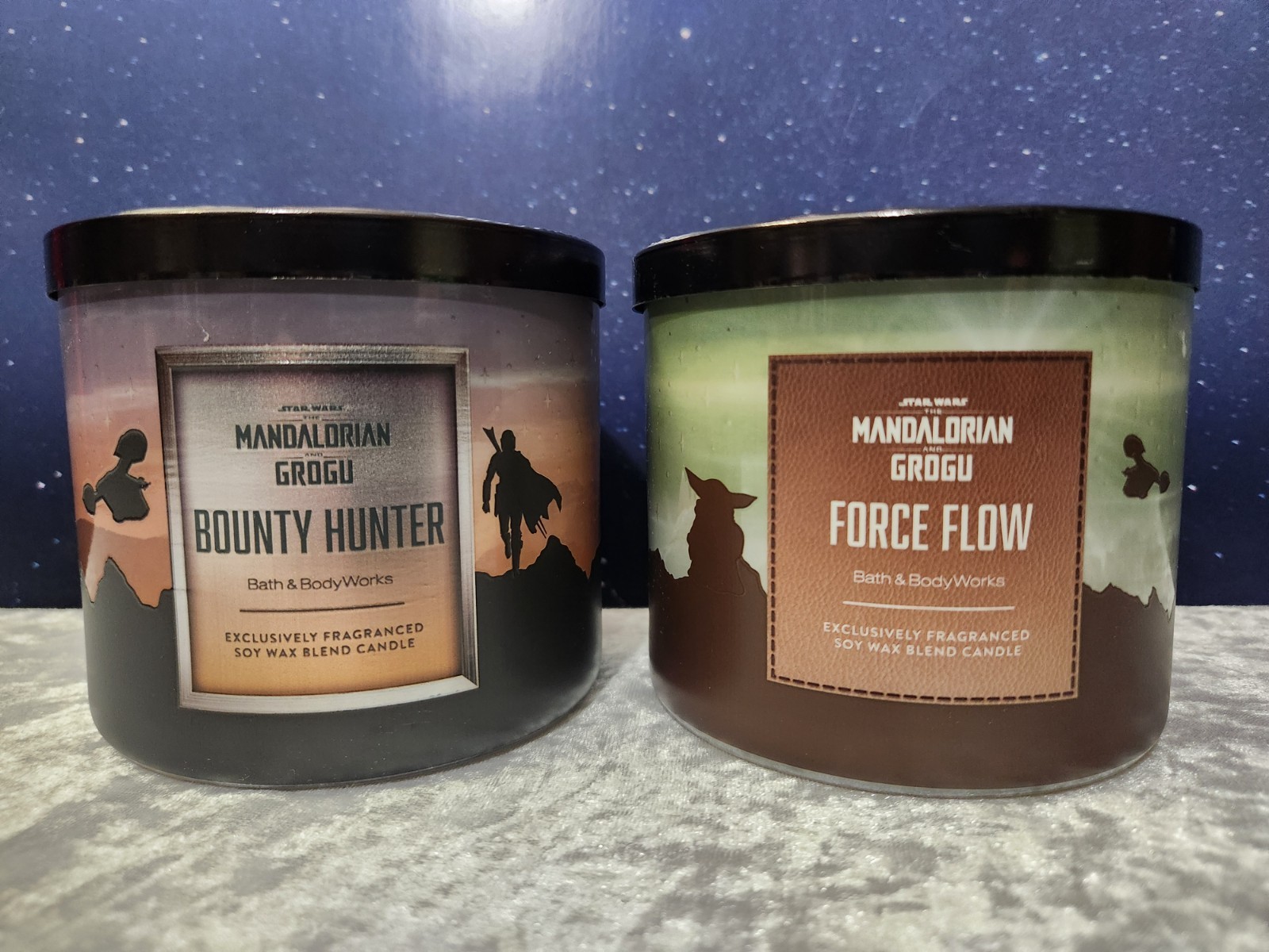 Bath & Body Works✨Star Wars™ LTD. BOUNTY HUNTER & FORCE FLOW 3-Wick Candles💫 gallery