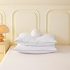 Standard Goose Feather Down Pillow 100% Soft Cotton Cover Bed Pillow Sleeping gallery