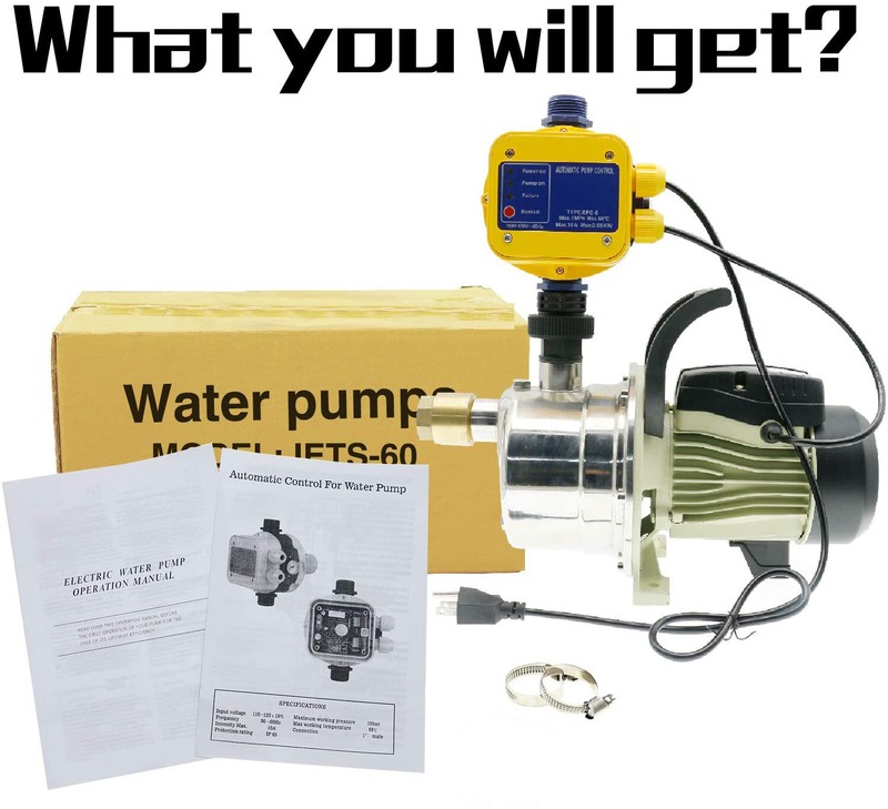 TDRFORCE 110VPressure Booster Pump System 1/2 3/4 HP For Irrigation, Manufacture gallery