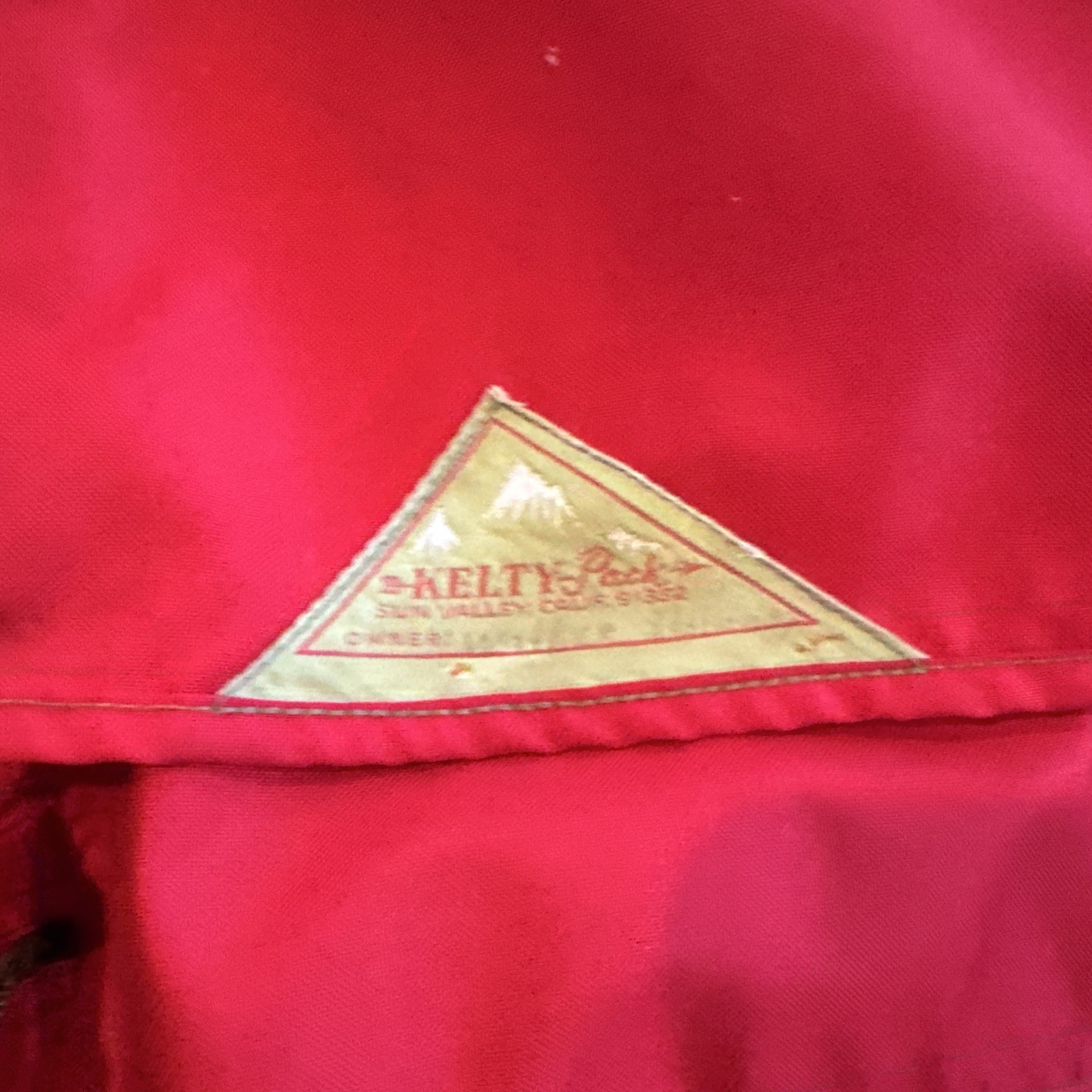 Vintage KELTY X-Large External Frame Backpack Red Hiking MountainPack. 3