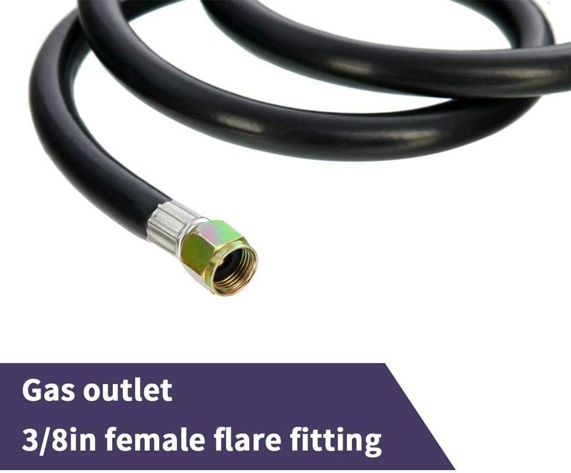 10Ft Two Stage Propane Regulator with Hose POL Tank Connection for RV Grill gallery