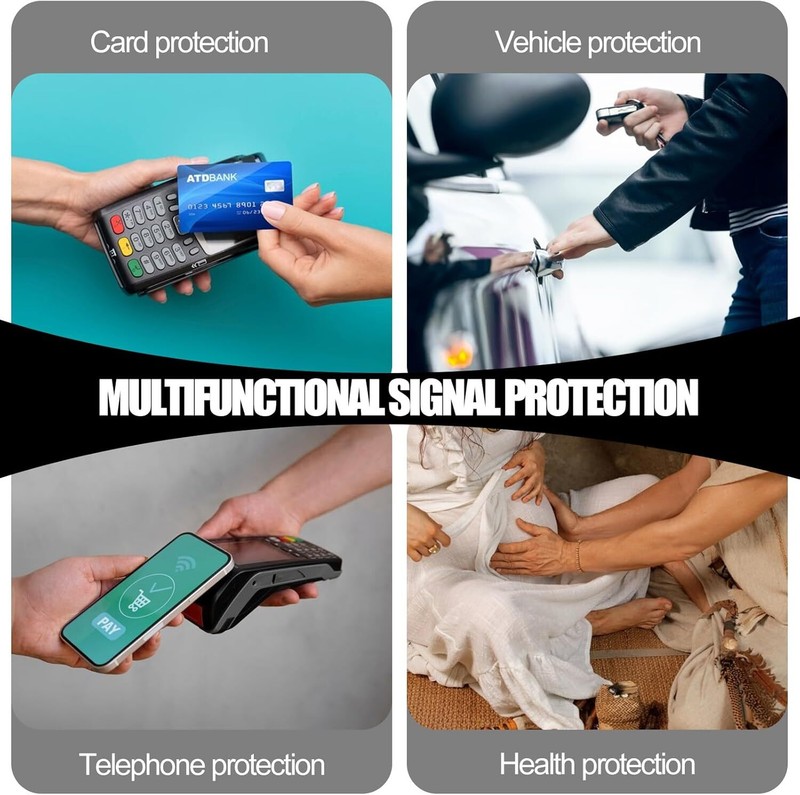 Faraday Bag Cell Phone Wallet Blocker Radiation Signal Shielding Case Lot gallery