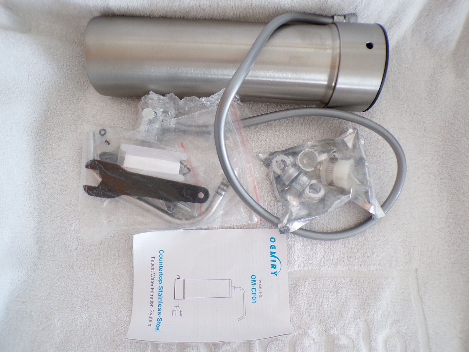 Oemiry Countertop Water Filter System, NSF/ANSI 42 Certified, Stainless Steel gallery