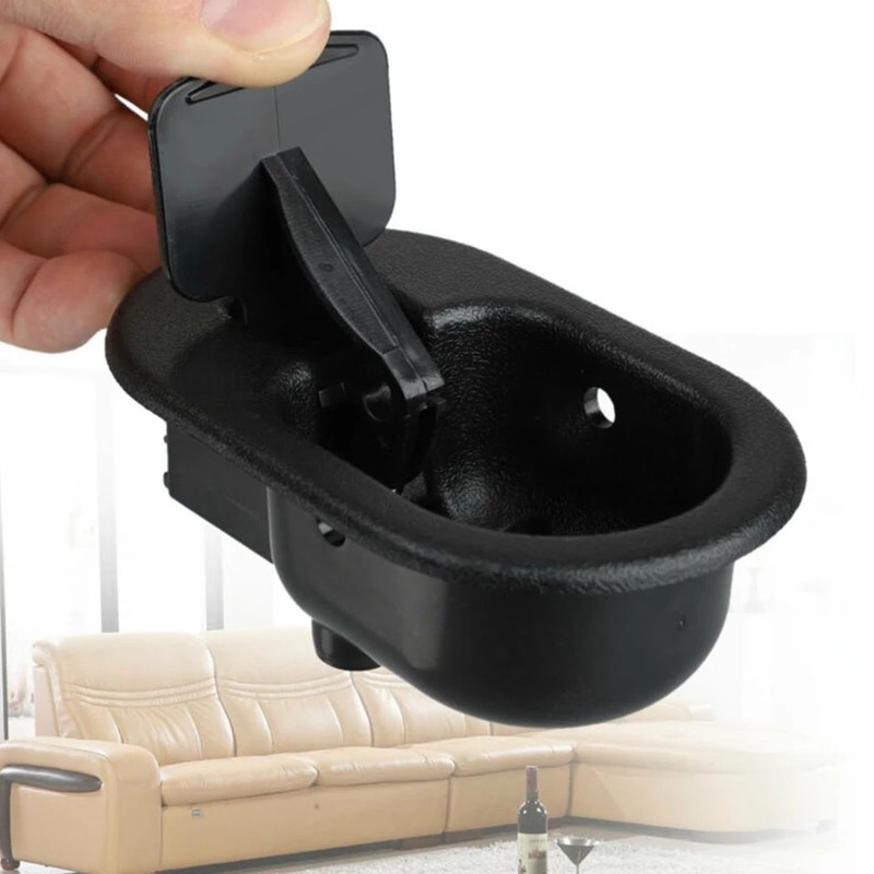 2PCS Universal Sofa Recliner Pull Handle Replacement Release Lever Black gallery