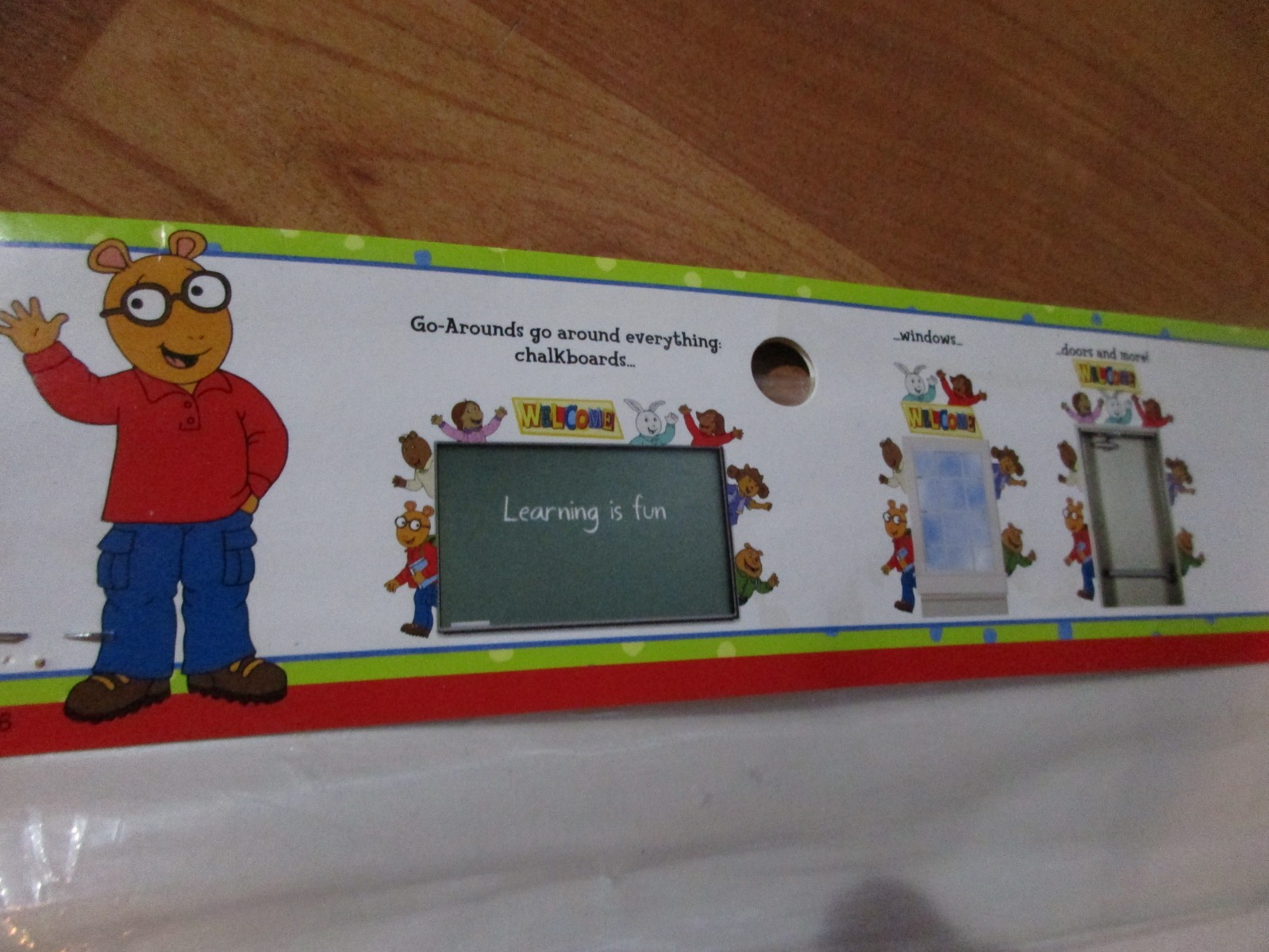 2005 Arthur Aardvark "Welcome" Go Arounds Classroom Bulletin Board Decor MIP gallery