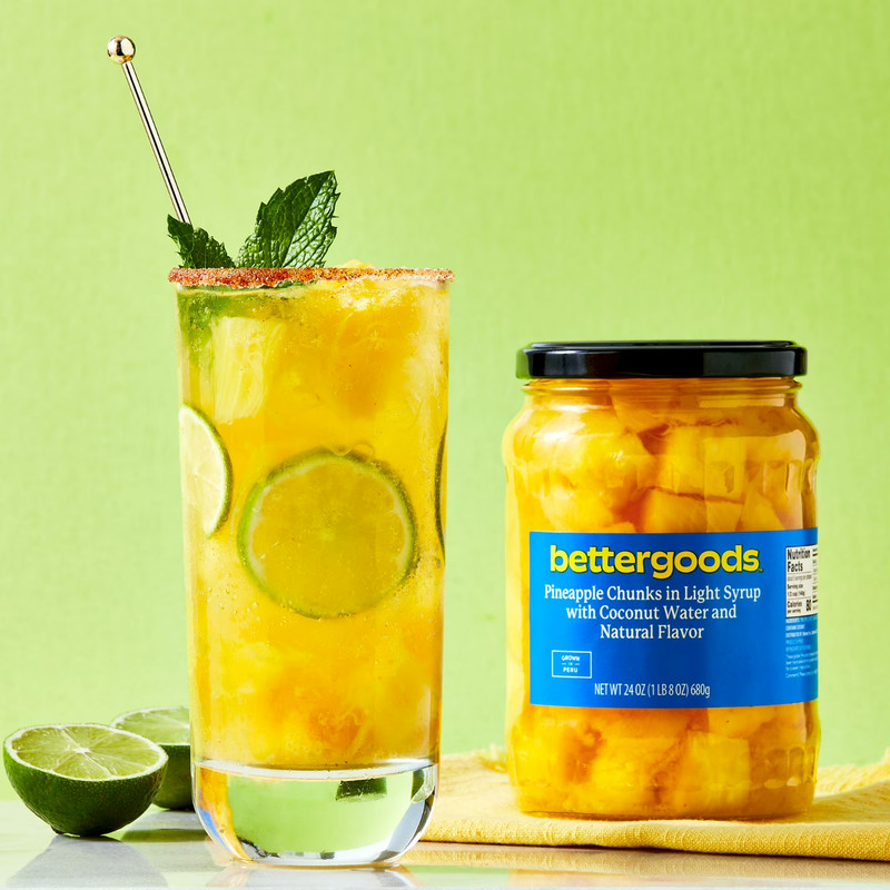 bettergoods Pineapple Chunks in Light Syrup with Coconut Water and Natural Flavo gallery