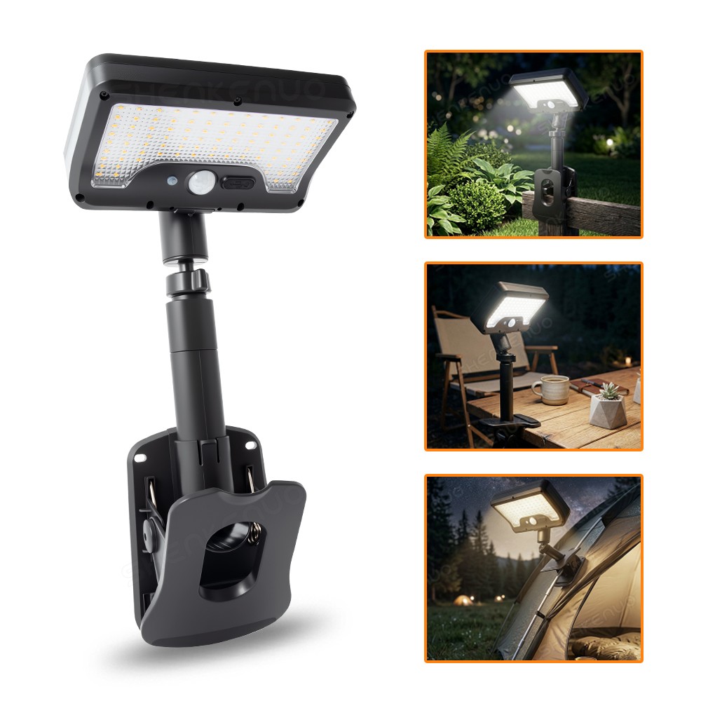Solar Clip-On Lights, 92 LEDs, IP65 Waterproof, 3 Colors (4000K/5000K/6000K) gallery