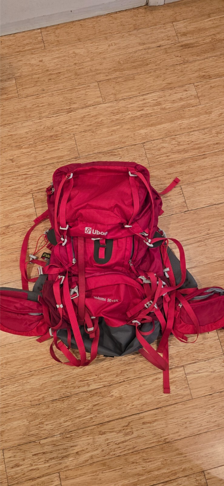 Ubon 50 10L backpacking backpack (red) 3