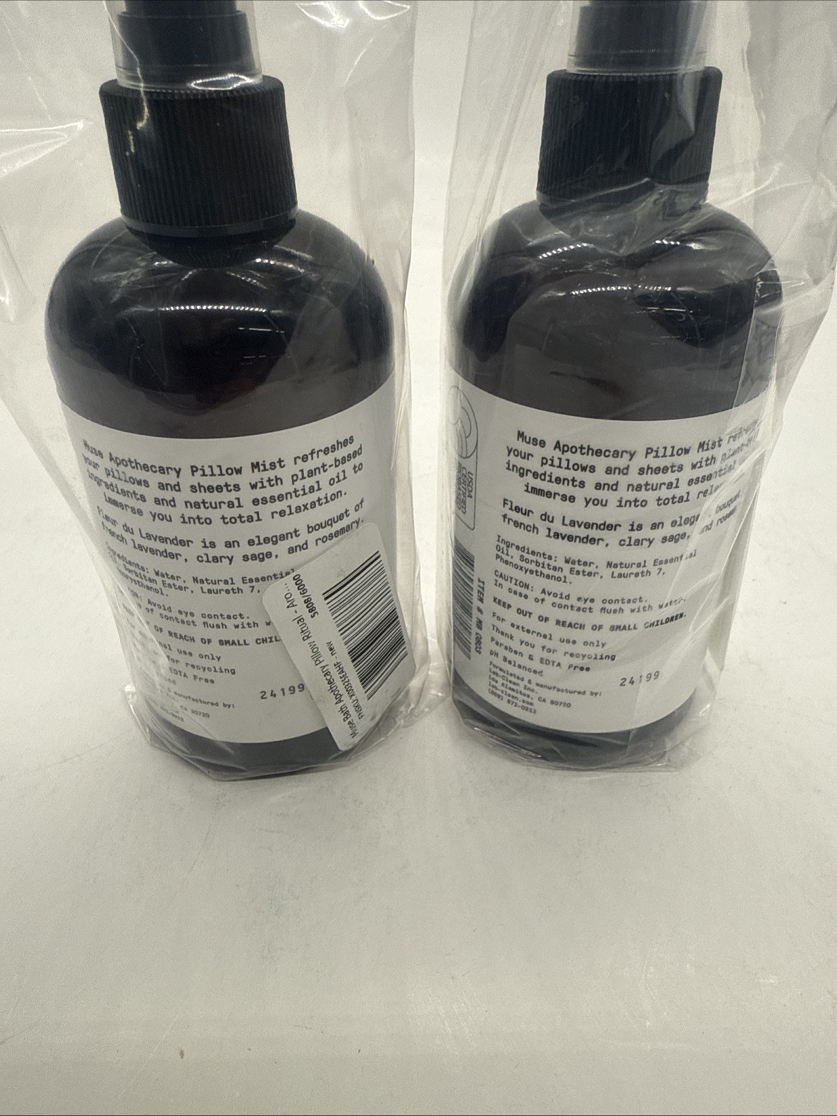 2 PK Muse Bath Apothecary Pillow Ritual Pillow Mist Lavender 8oz gallery
