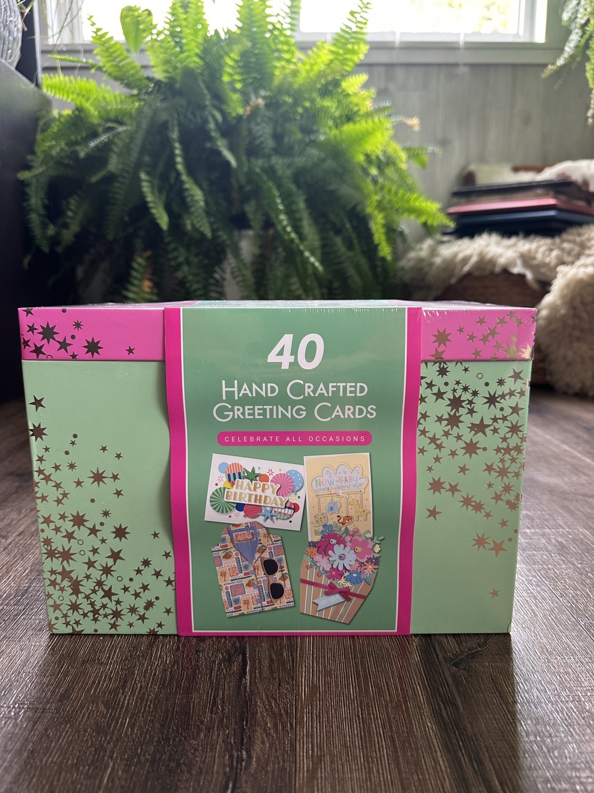All Occasions Greeting Cards Collection with Envelopes & Storage Box, 40-count gallery
