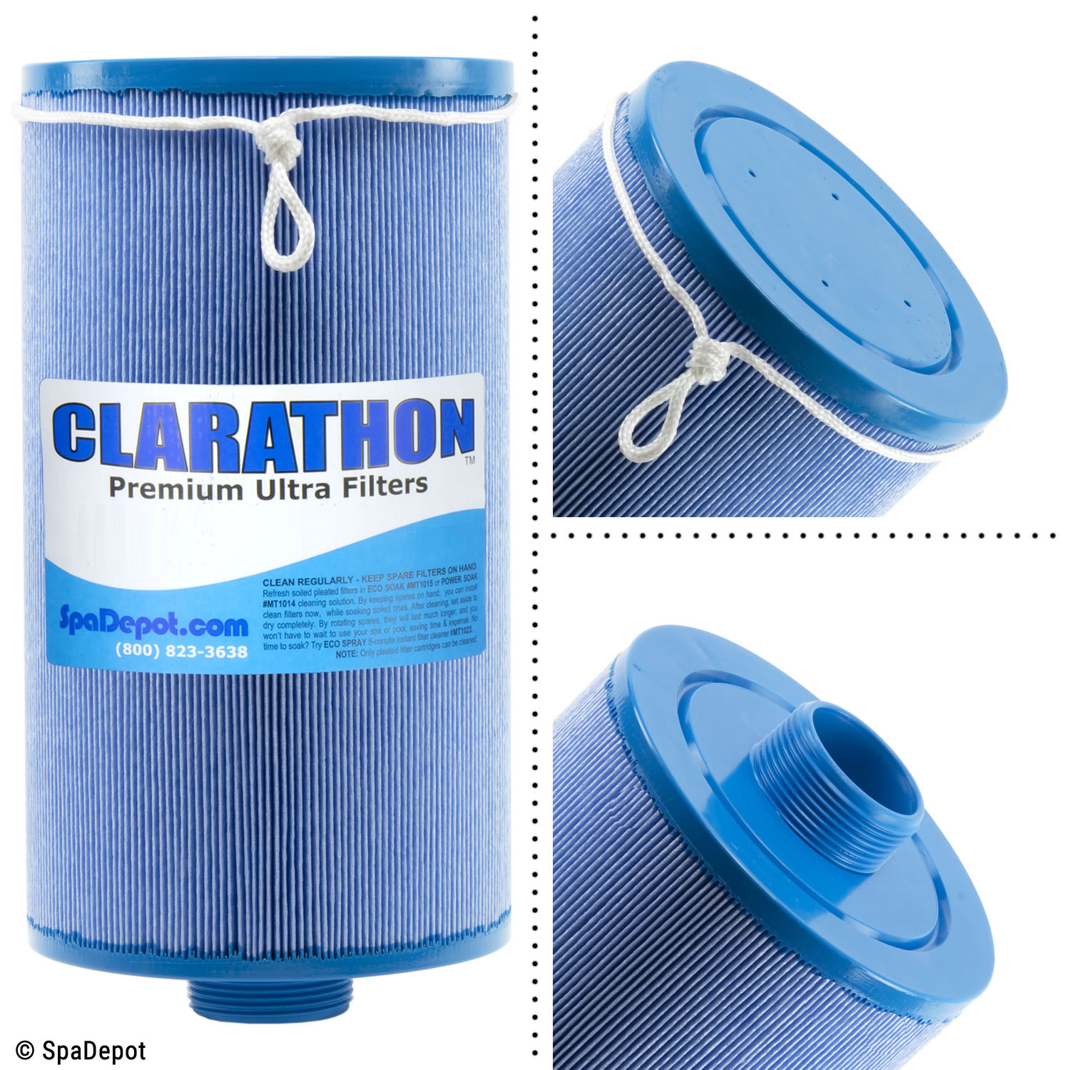Antimicrobial Hot Tub Filter for FreeFlow, Fantasy, AquaTerra Spas - 50SF 303279 gallery
