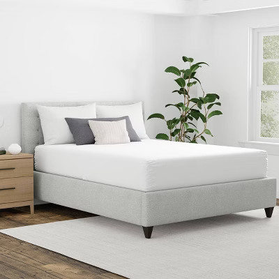 Twin Maximum Bed Bug and Allergy Mattress Protector White - AllerEase gallery