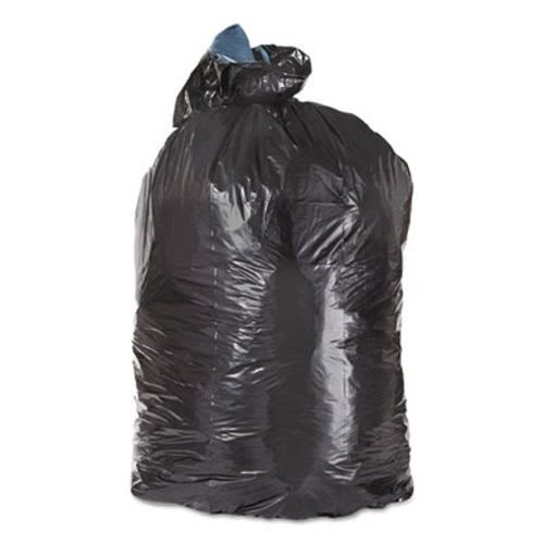 Trinity Packaging Corp 100510 Low-Density Can Liners 45gal Black 100/carton