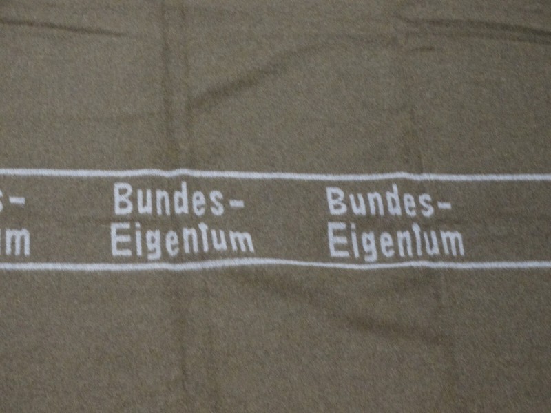 German Army "Bundes-Eigenium" Wool Blanket gallery