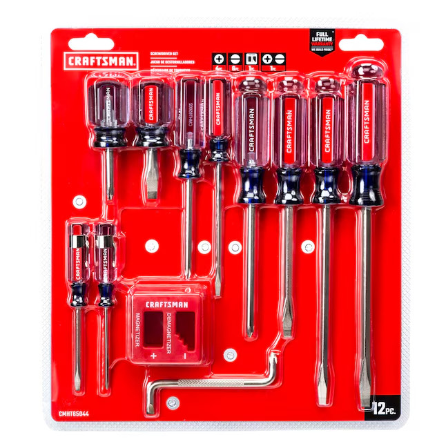 CRAFTSMAN Screwdriver Set, Assorted, 12Piece (CMHT65044) gallery