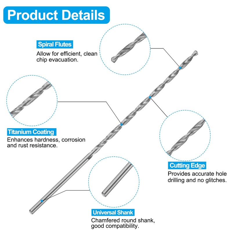 2Pack 2-56 UNC Straight Flute Thread Screw Tap & 2Pack 1.8mm Twist Drill Bit Set gallery