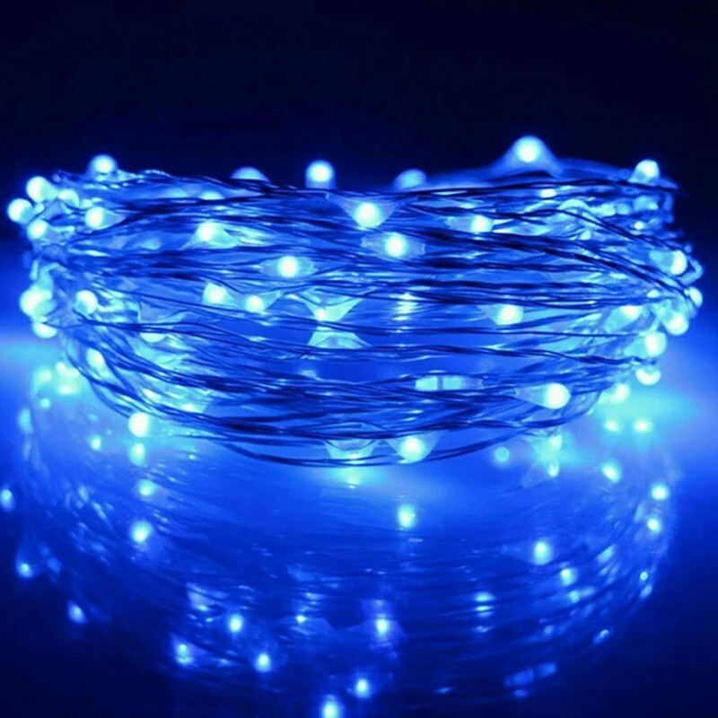 100 LED Fairy String Lights Christmas Tree Wedding Xmas Party Outdoor Home Decor gallery