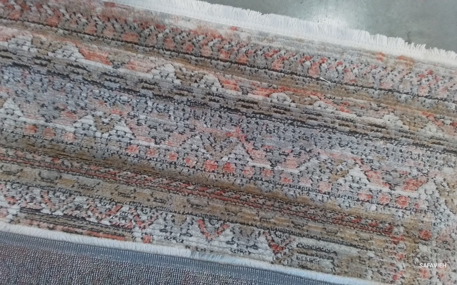 ROSE / GREY 5'-3" x 7'-6" Back Stain Rug, Reduced Price 1172777521 SHV725Q-5 gallery