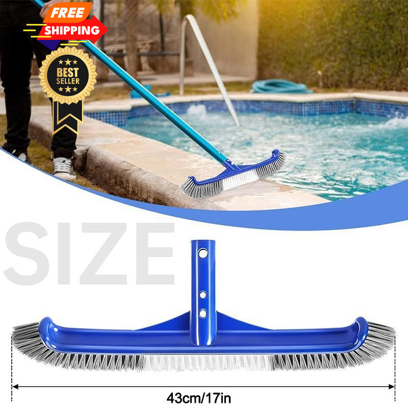 Pool Brush Head, 17" Brushes for Cleaning Walls, Large, gallery