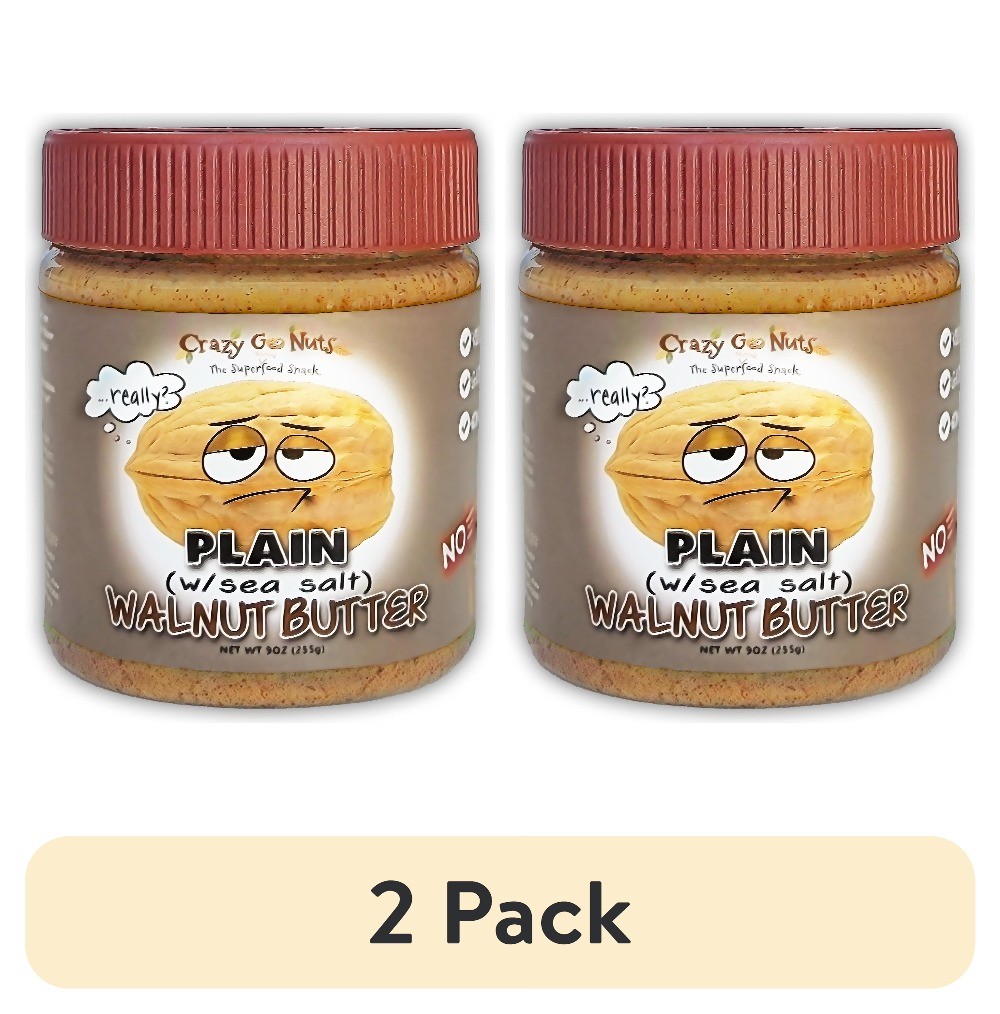 (2 pack) Crazy Go Nuts Cgn Plain Walnut Butter W/sea Salt gallery