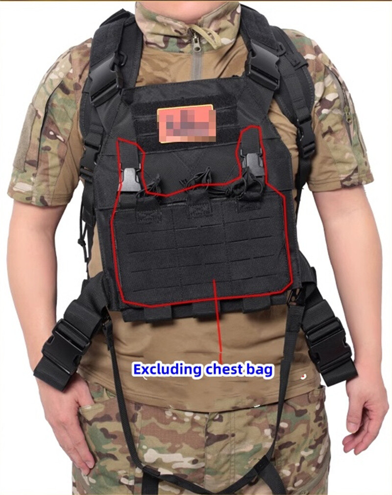 Tactical Vest Function Combination Backpack Invisible Molle Quick Attack Bag New 2