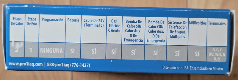Pro1 T721 Digital Thermostat Non-Programmable 2 Heat 1 Cool Heat Pump - NEW READ gallery