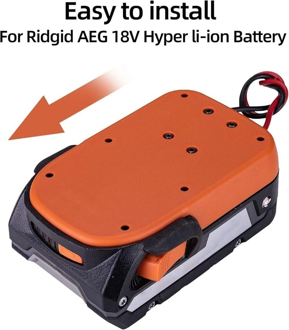 for Starlink Mini Battery Adapter for Ridgid 18V 3.2FT Cable DC Cord Power 18AWG gallery