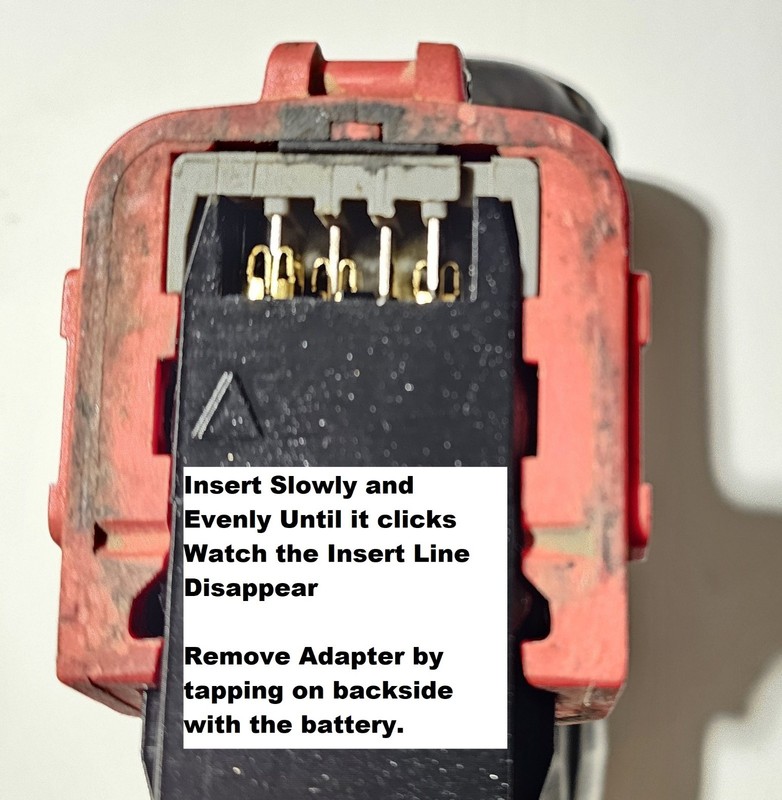 Compatible Milwaukee 18V Battery Adapter Earthquake XT Impact Wrench gallery