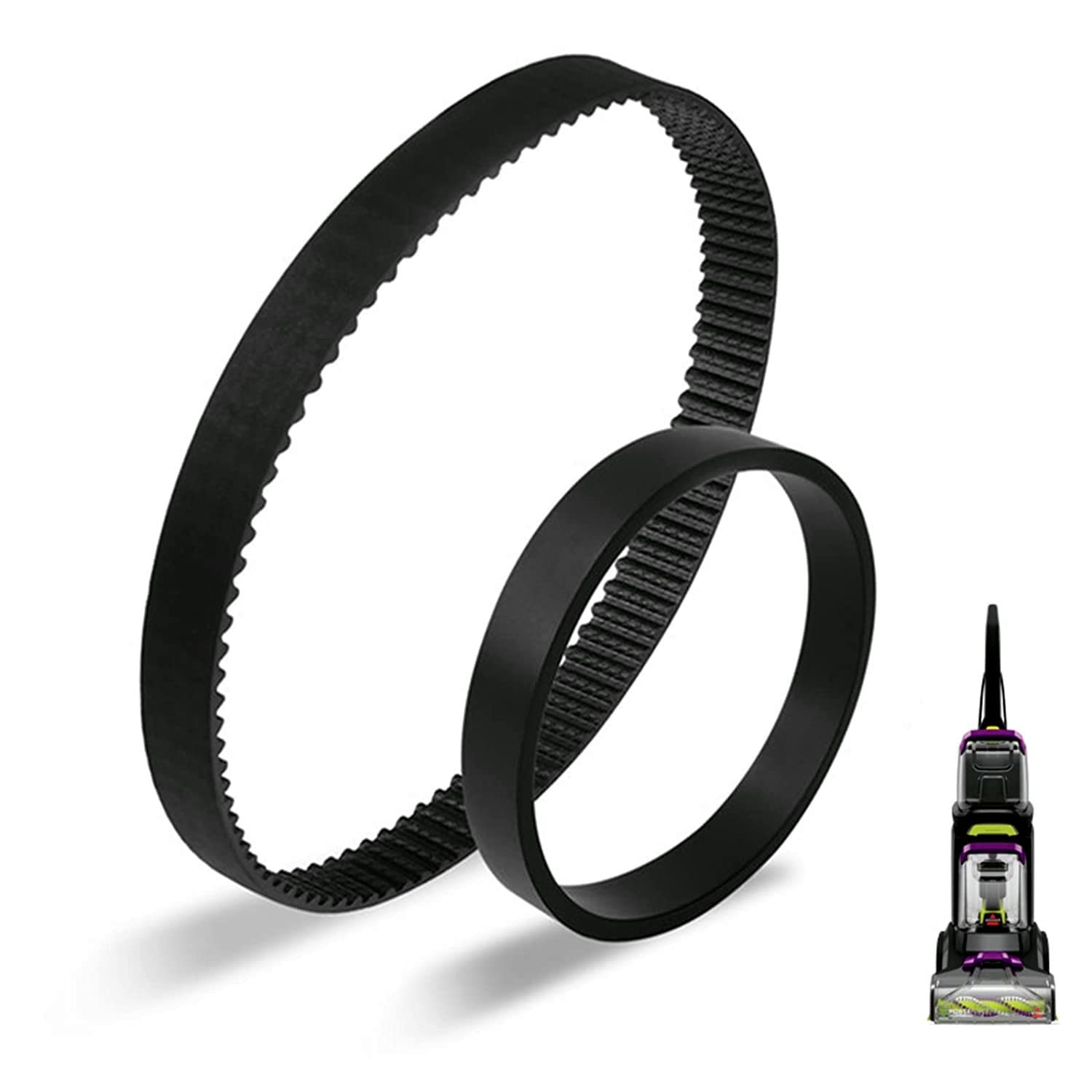 JEDELEOS Replacement Belt Set for Bissell 3071 PowerForce PowerBrush Pet XL and gallery