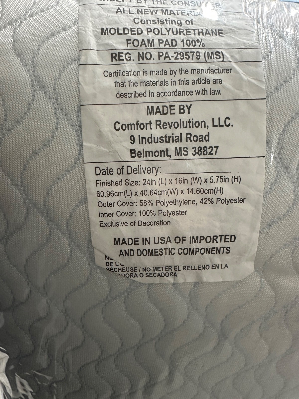 Serenity by Tempur Pedic Cooling Memory Foam Bed Pillow Standard Size 24”x 16” gallery