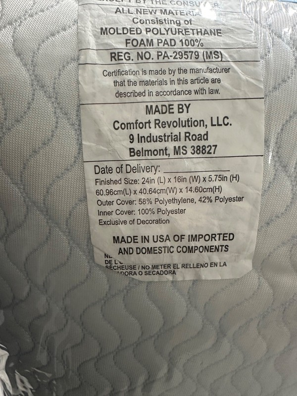 Serenity by Tempur Pedic Cooling Memory Foam Bed Pillow Standard Size 24”x 16” gallery