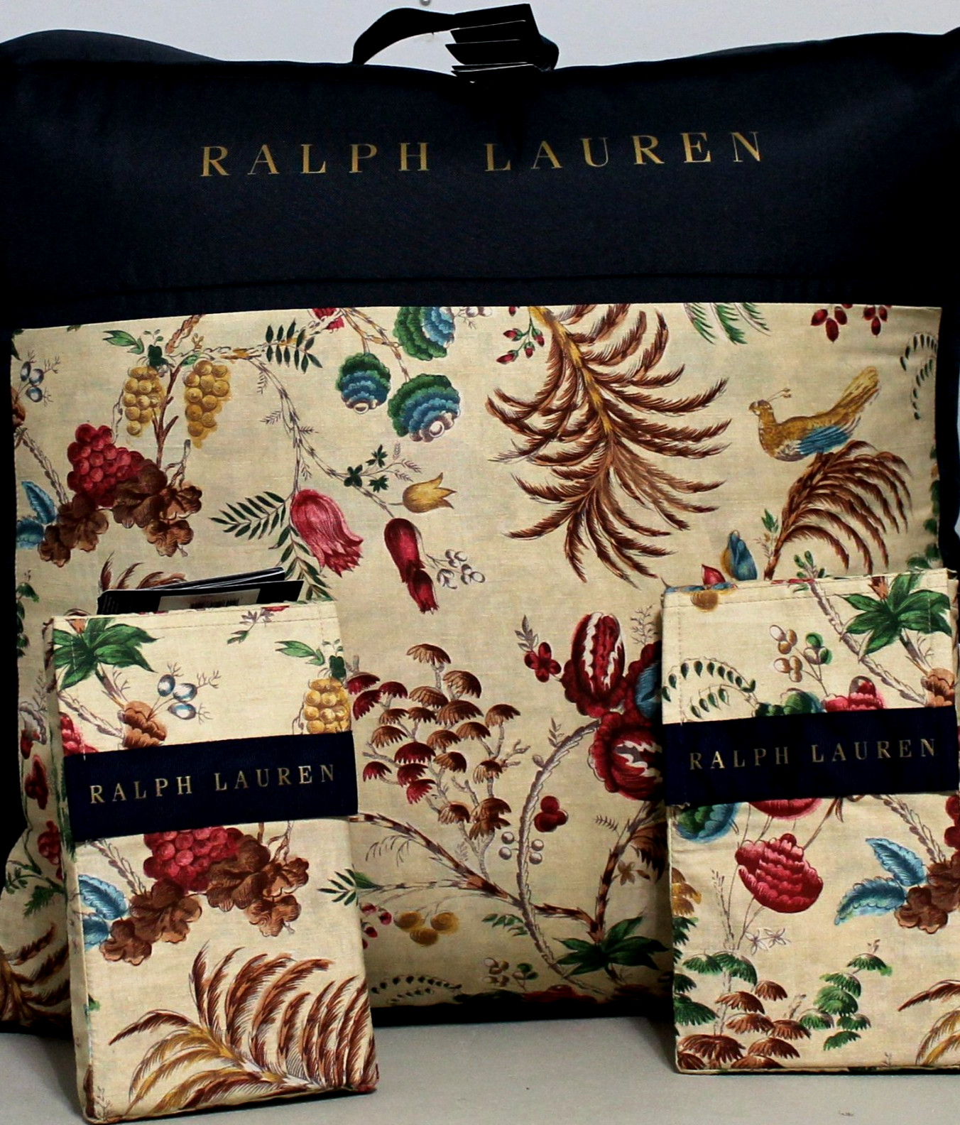 Ralph Lauren Maren Natural Comforter Set Full/Queen & 2 Standard Shams 3pc Birds gallery