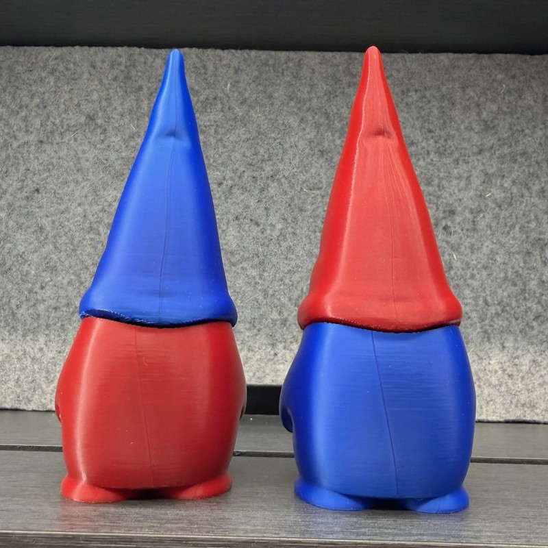 3D Printed Customizable Gnome Figure - Pick Your Colors (Hat & Body) Desk buddy gallery