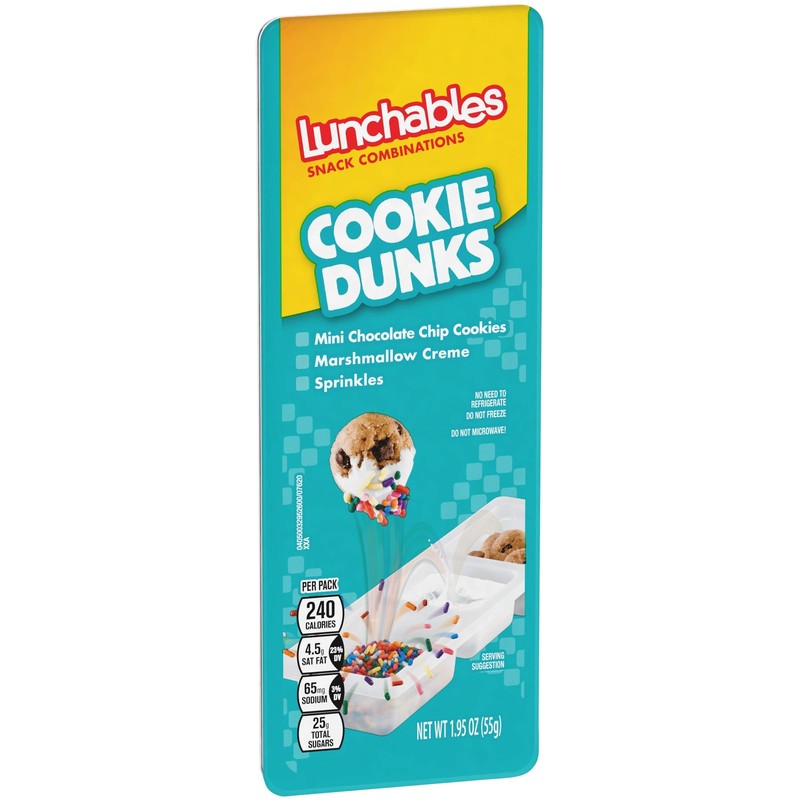 Oscar Mayer Lunchable Cookie Dunks, Shelf Stable 1.95 oz (Pack of 12) gallery
