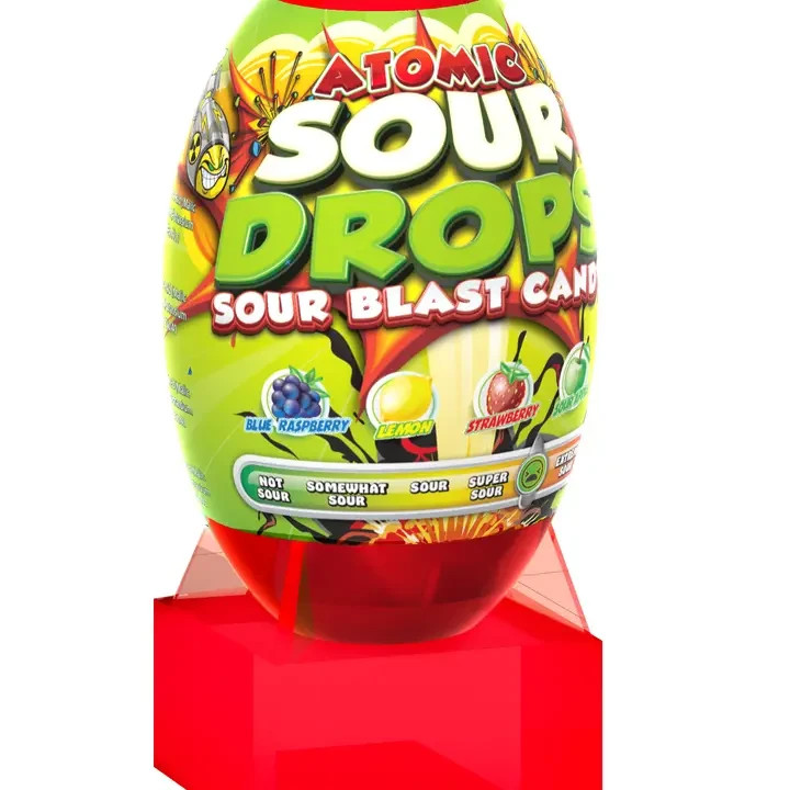 Atomic Sour Drops Sour Blast Hard Candy, Fun Factory, 12 Pack, 08/2026 gallery