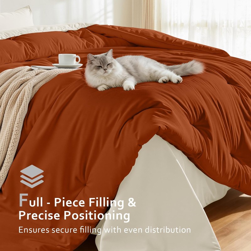 Easthome Comforters Queen Size, All Season Quilted Bed Comforter, Ultra-Soft Dow gallery