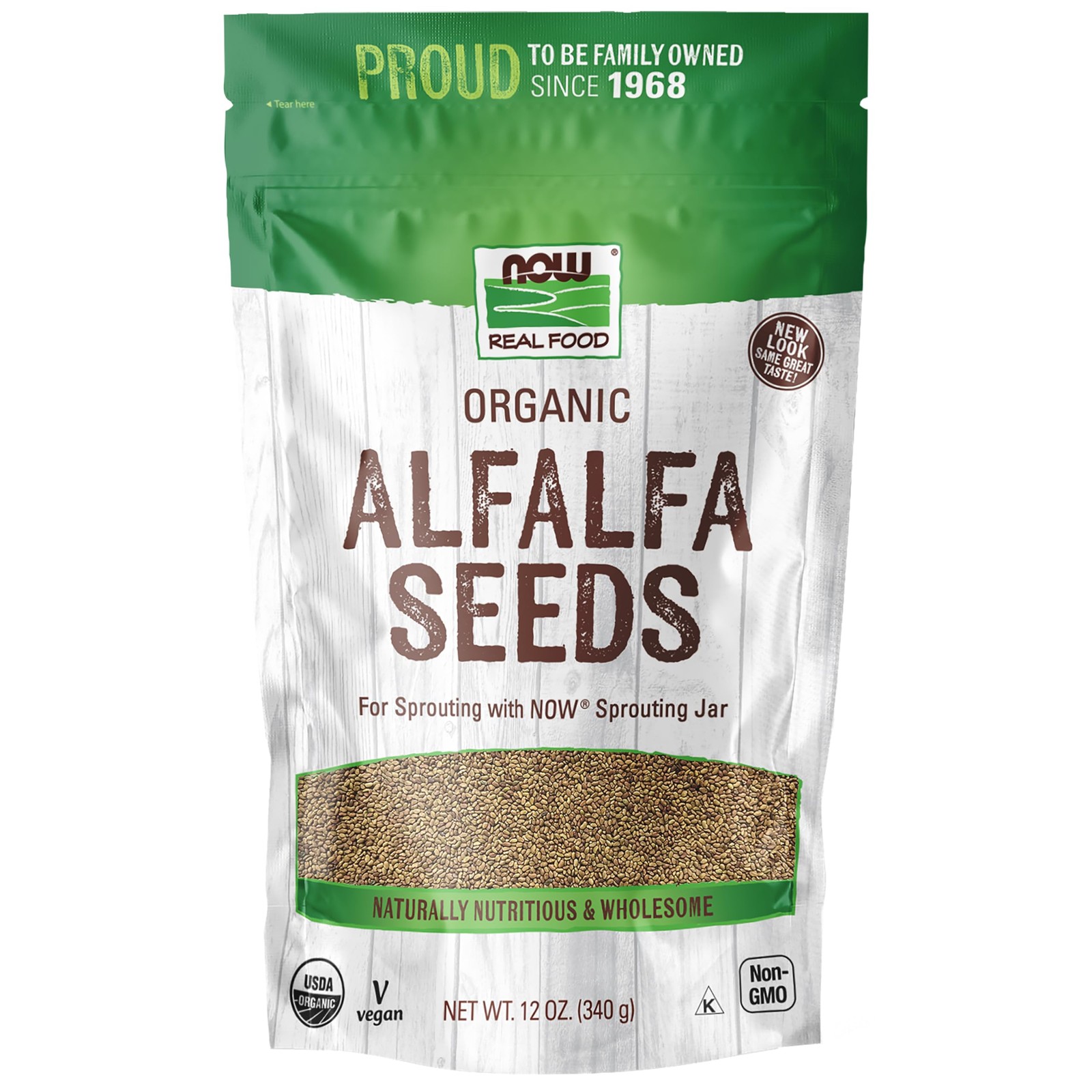 Organic Alfalfa Sprouting Seeds Non Gmo Vegan 12 Ounce Pack Of 1 gallery