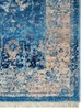 Machine Woven Cross Weave Polyester 2'6'x9'10' Runner Area Rug Oriental Blue BBH gallery
