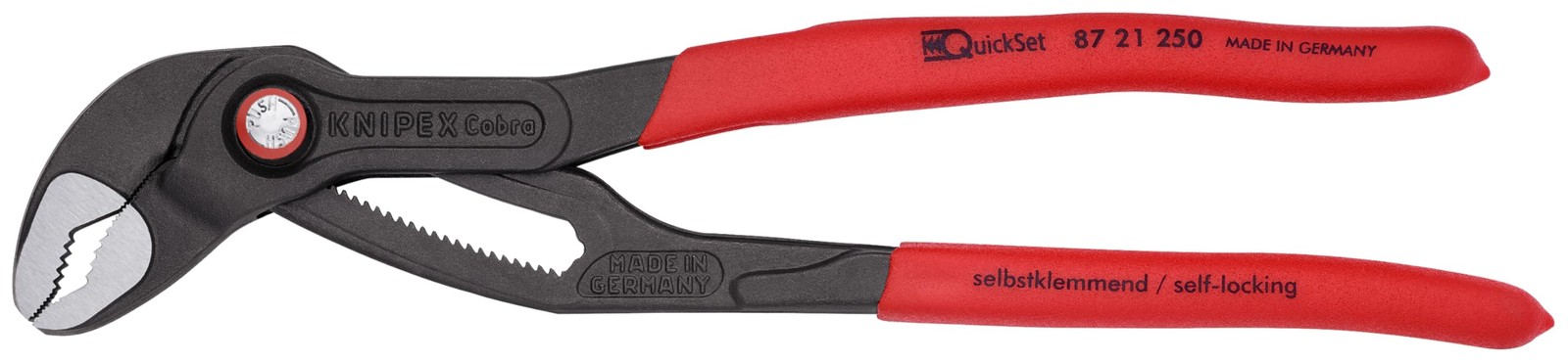 KNIPEX Tools 87 21 250 Cobra Quick Set Water Pump Pliers, 10Inch gallery