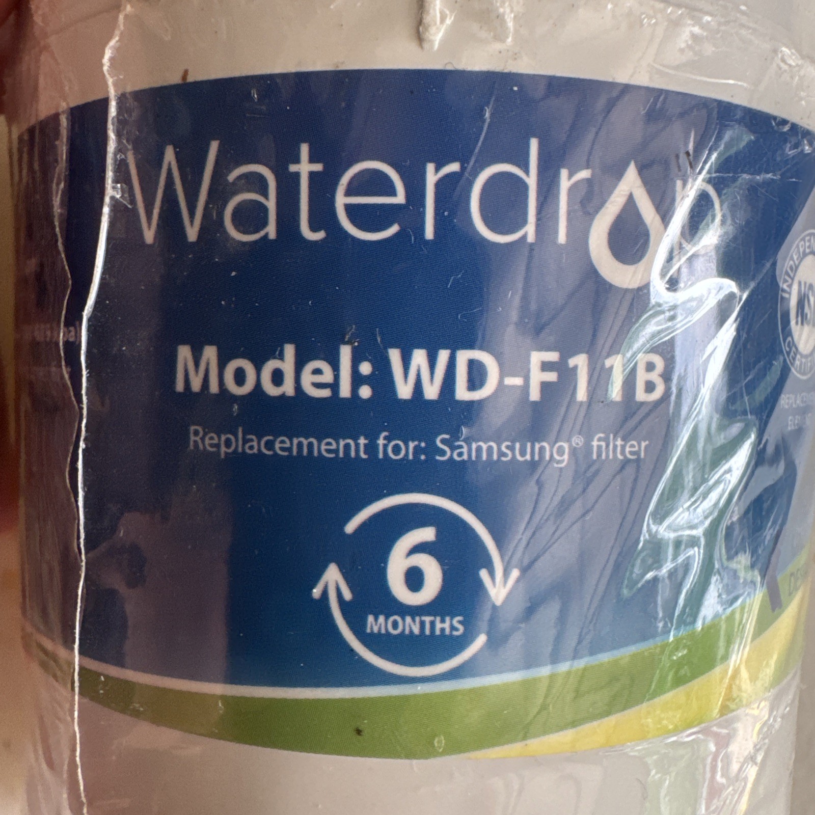 Water Filter Waterdrop Refrigerator WD-F11B Replacement 6 Months !New Sealed! gallery