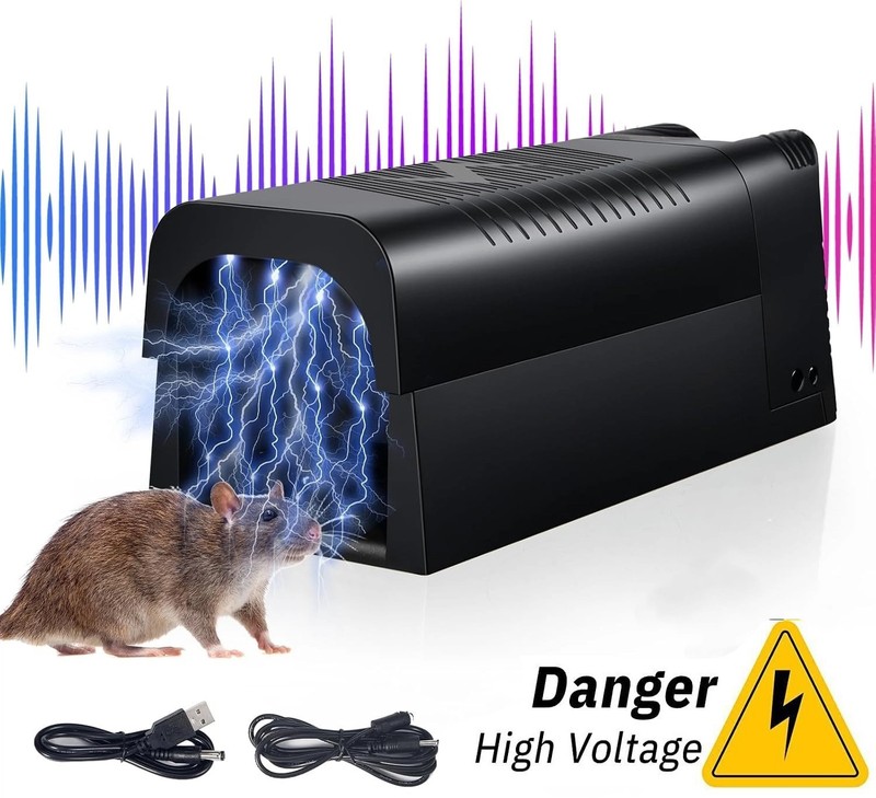 Electronic Mouse Trap Victor Control Rat Killer Pest Electric Rodent Zapper US gallery