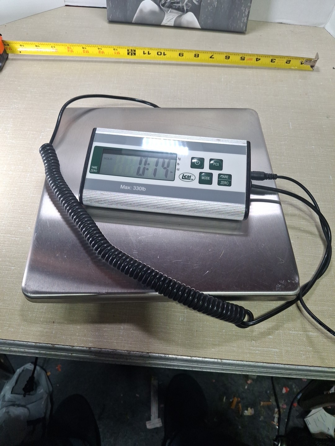 LEM Stainless Steel Digital Scale 330 lb Model 1167 gallery