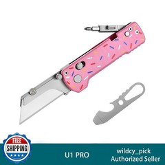 OKNIFE U1 Pro Multitool Folding Utility Knife with Folding Screwdriver Rail Lock