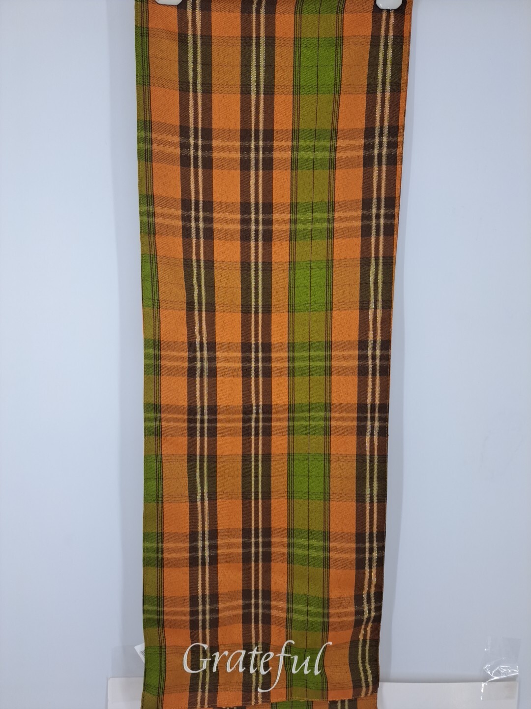 Better Home 100% Polyester Plaid Table Runner Fall Grateful Thanksgiving 12"x70" gallery