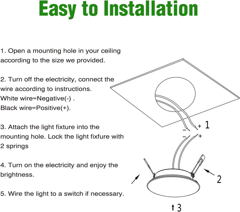 4.5-Inch LED Recessed Mount Ceiling Down Light 12V RV Puck Under Cabinet 6000... gallery