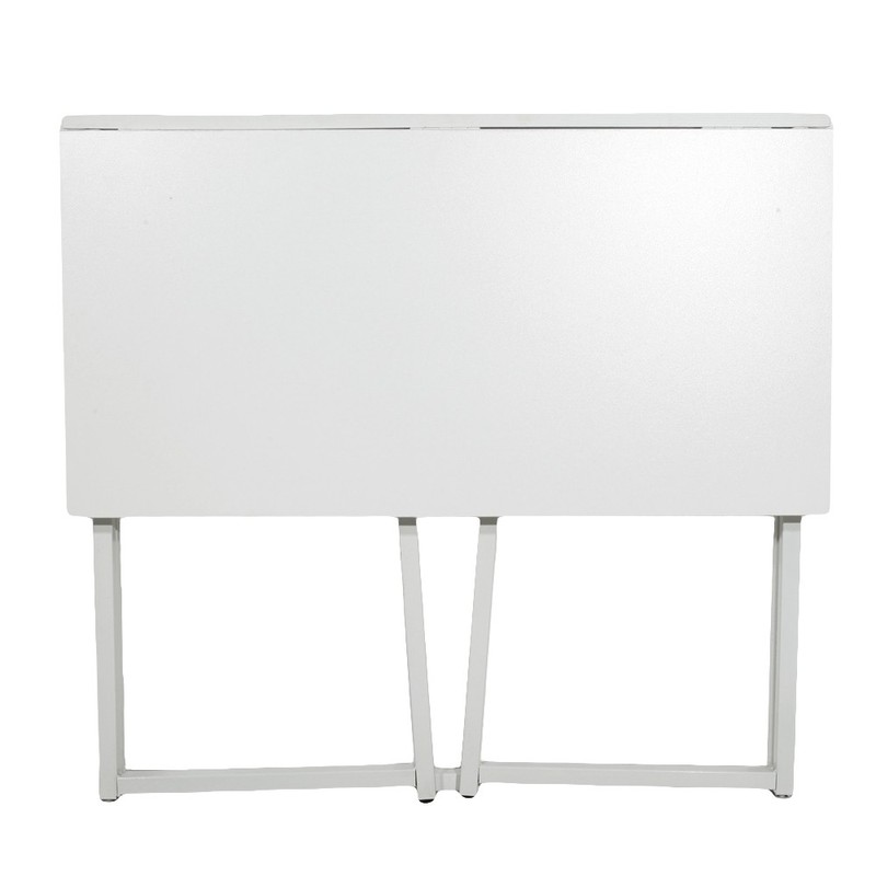 Simple Collapsible Computer Desk White gallery